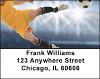 Soccer Kicks Address Labels | LBBAM-06