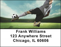 Soccer Kicks Address Labels | LBBAM-06