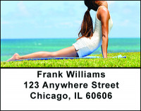 Yoga Fitness Address Labels | LBBAM-12
