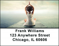 Yoga Fitness Address Labels | LBBAM-12