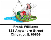 Fishing Follies Address Labels | LBBAM-14