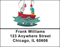 Fishing Follies Address Labels | LBBAM-14