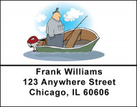 Fishing Follies Address Labels | LBBAM-14