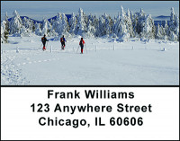 Snowshoeing Address Labels | LBBAM-15
