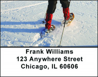 Snowshoeing Address Labels | LBBAM-15
