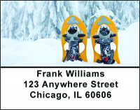 Snowshoes Address Labels | LBBAM-16