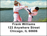 Karate Moves Address Labels | LBBAM-23