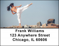 Karate Moves Address Labels | LBBAM-23
