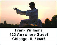 Kung Fu Address Labels | LBBAM-25