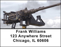 Military Machine Guns Address Labels | LBBAM-27