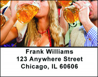 Beer Drinking Fun Address Labels | LBBAM-43