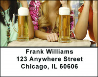 Beer Drinking Fun Address Labels | LBBAM-43