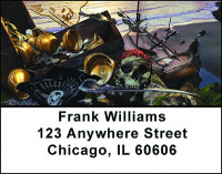 Caribbean Pirates Address Labels | LBBAM-56