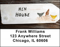 Urban Backyard Chickens Address Labels | LBBAM-59