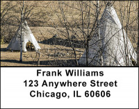 Native American Indians Address Labels | LBBAM-65