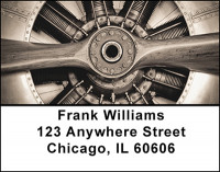 Vintage Airplanes Address Labels | LBBAM-66