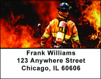 Hero's Fighting Fires Address Labels | LBBAM-68