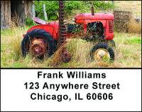Vintage Farm Tractors Address Labels | LBBAM-79