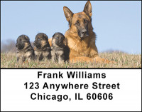 The German Shepherd Address Labels | LBBAM-82