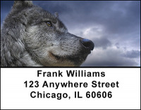 Indian Wolf Spirit Address Labels | LBBAM-85