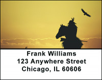 Indian Eagle Spirit Address Labels | LBBAM-86