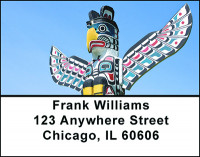 Indian Eagle Spirit Address Labels | LBBAM-86