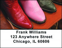 Foot Stomping Cowgirl Boots Address Labels | LBBAM-87
