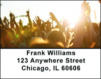 Rock Music Address Labels | LBBAM-91