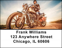 Riding Motorcycles Address Labels | LBBAM-95