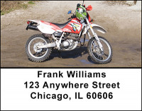 Dirt Bike Address Labels | LBBAM-97