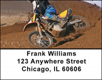 Dirt Bike Address Labels | LBBAM-97