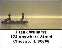 Lets Go Bass Fishing Address Labels | LBBAN-02