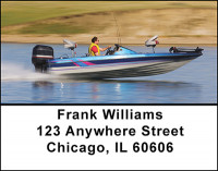 Lets Go Bass Fishing Address Labels | LBBAN-02