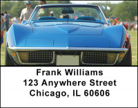 Vintage Muscle Car Address Labels | LBBAN-14