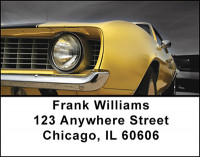60's Muscle Cars Address Labels | LBBAN-15