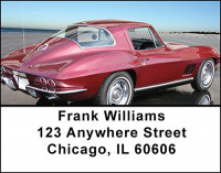 60's Muscle Cars Address Labels | LBBAN-15