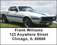 70's Muscle Cars Address Labels | LBBAN-16