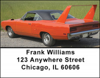 Big Block Muscle Cars Address Labels | LBBAN-17