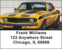 Big Block Muscle Cars Address Labels | LBBAN-17
