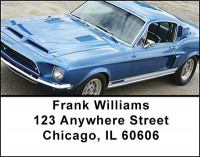 Big Block Muscle Cars Address Labels | LBBAN-17