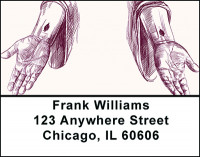 Crucifixion of Christ Address Labels | LBBAN-30