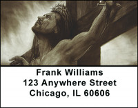 Crucifixion of Christ Address Labels | LBBAN-30