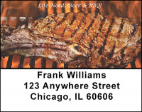 BBQ Grilling Address Labels | LBBAN-52