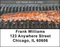BBQ Grilling Address Labels | LBBAN-52