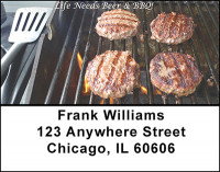 BBQ Grilling Address Labels | LBBAN-52