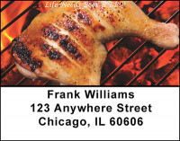 BBQ Grilling Address Labels | LBBAN-52