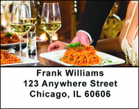 Fine Italian Dining Address Labels | LBBAN-55