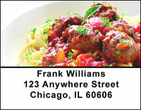 Fine Italian Dining Address Labels | LBBAN-55