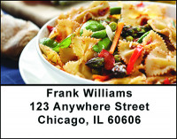 Fine Italian Dining Address Labels | LBBAN-55