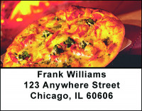 Italian Pizza Address Labels | LBBAN-56
